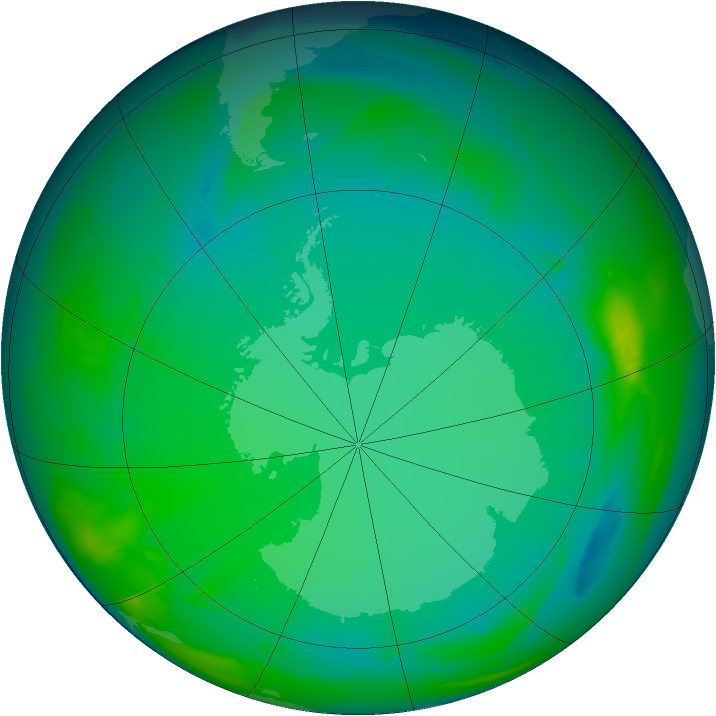 Ozone Map 2007-07-07